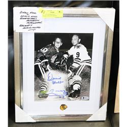 BOBBY & DENNIS HULL GUARANTEED AUTHENTIC AUTOGRAPH