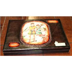 LEATHER BOUND COHIBA CIGAR BOX