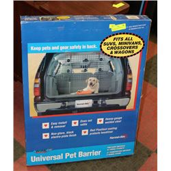 UNIVERSAL PET BARRIER FITS ALL SUV'S, MINIVANS,