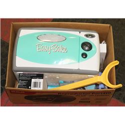 EASY BAKE OVEN INCL. MELTING TRAYS, BULB, MIX &