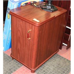 DUAL CABINET/SIDE TABLE W/STORAGE & TOP