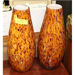 2 HQT HANDMADE VASES