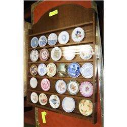 5 TIER MINI PLATE STAND WITH COLLECTOR PLATES