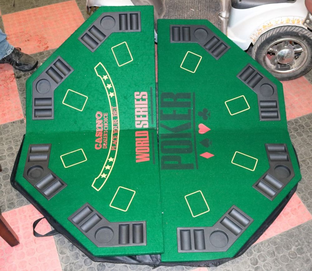 World Series Of Poker Table Top Felt Mat With 8