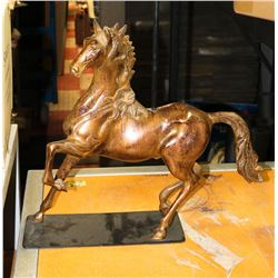 GATCO SOLID BRASS CAROUSEL HORSE 16" TALL
