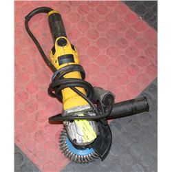 DEWALT 5" GRINDER WITH WIRE WHEEL