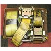 Image 1 : LOT OF TRUCKERS STRAPS INCL 2 RATCHETS