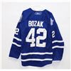 Image 1 : ESTATE CCM TORONTO MAPLE LEAFS JERSEY #42 BOZAK