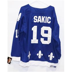 ESTATE CCM QUEBEC NORDIQUES #19 SAKIC CAPTAIN