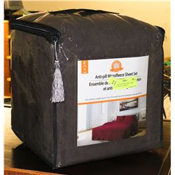 MICROFLEECE KING SIZE DARK GREY ANTI PILL SHEET