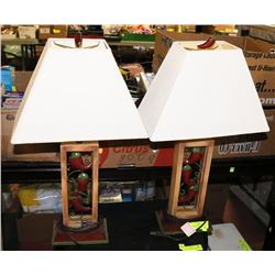 2 JALAPENO LAMPS