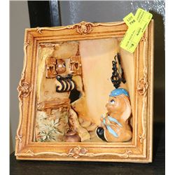 PENDELFIN BALCONY SCENE WITH CASANOVA FIGURE.