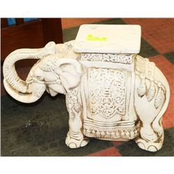ELEPHANT PLANT STAND, 17" TALL