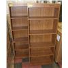 Image 1 : PAIR OF MATCHING 5 SHELF BOOKCASES