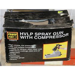 POWER FIST HVLP SPRAY WITH COMPRESSOR
