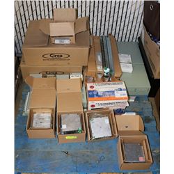 CPALLET OF NEW UNUSED USED ELETRICAL AND