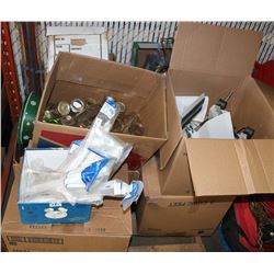 PALLET OF ASSORTED ESTATE INCL JARS, COMPUTER