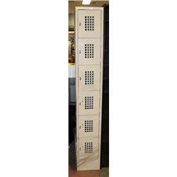6 COMPARTMENT LOCKER STAND