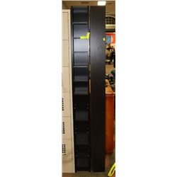 2 WOODEN MATCHING CD RACKS