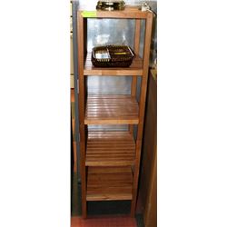 5 TIER WOOD PLANT STAND