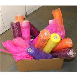 LOT OF COLORED RIBBON