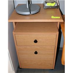 WOOD 2-DRAWER DUAL FILING