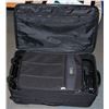 Image 1 : SET OF 3 BLACK JAGUAR SUIT CASES - 1 LARGE,