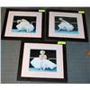 Image 1 : SET OF 3 MARILYN MONROE PICTURES IN SEQUENCE