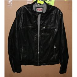 LEVIS RED TAB LEATHERLIKE JACKET, SIZE MEDIUM
