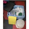Image 1 : TOTE OF CAKE DECORATING SUPPLIES AND MORE.