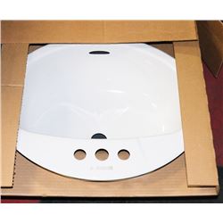 AMERICAN STANDARD WHITE BATHROOM VANITY SINK