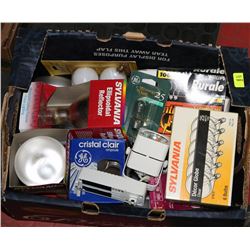BOX OF ASSORTED BULBS