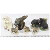 Image 1 : BOX OF WOLVES & BEARS FIGURINES