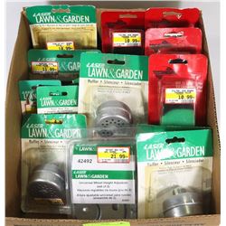 BOX OF LAWNMOWER PARTS ASSORTED