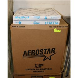 CASE OF FURNACE FILTERS