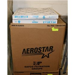 CASE OF FURNACE FILTERS