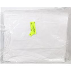 BUNDLE OF 5 NEW WHITE FITTED SHEETS SIZE TWIN