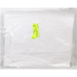 BUNDLE OF 5 NEW WHITE FITTED SHEETS SIZE TWIN