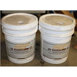TWO PAILS OF WOOD PRIDE OIL ACRYLIC SIDING STAIN