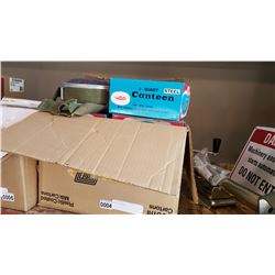BOX OF CANTEENS