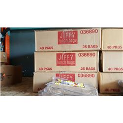 3 BOXES OF NEW JIFFY PAPER LUNCH BAGS 3000 PER LOT
