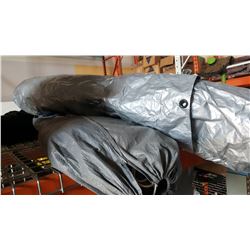 12 X 9 COLEMAN CABIN TENT AND LARGE TARP