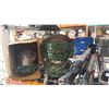 Image 1 : COLEMAN LANTERN AND BUG ZAPPER AND HEATER AND TRIPOD AND PICTURE FRAME MOUNT