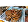 Image 2 : 2 TRAYS OF VINTAGE TAPE MEASURES AND MONKEY WRENCHES