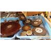 Image 3 : 2 TRAYS OF VINTAGE TAPE MEASURES AND MONKEY WRENCHES