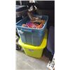 Image 1 : 2 TOTES OF TOYS