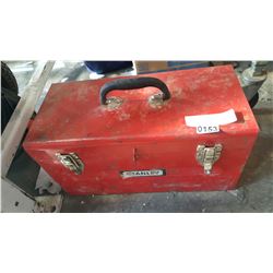 RED TOOL BOX OF SOCKETS