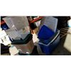 Image 1 : LOT OF TOTES WITH LIDS