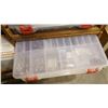 Image 4 : 2 WOOD ORGANIZERS WITH CONTENTS