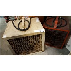 2 ELECTRIC HEATERS